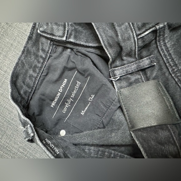 Massimo Dutti black jeans sz 34 - Picture 5 of 7